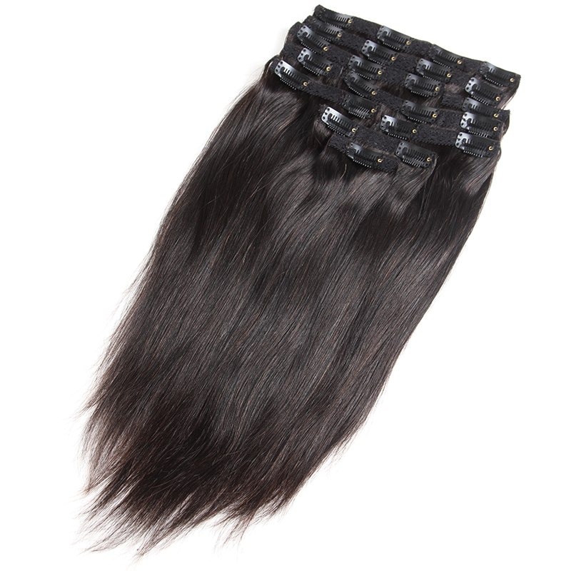 Manufacturer Direct Supply Best Raw Cuticle Clip In Extensions for African American Hair